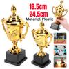 Goldener Plastik Belohnungs-Pokal Fußballmedaillen Preisbecher Frühe Bildung Basketball Fußball Gewinner Geschenke für Spiel Schule