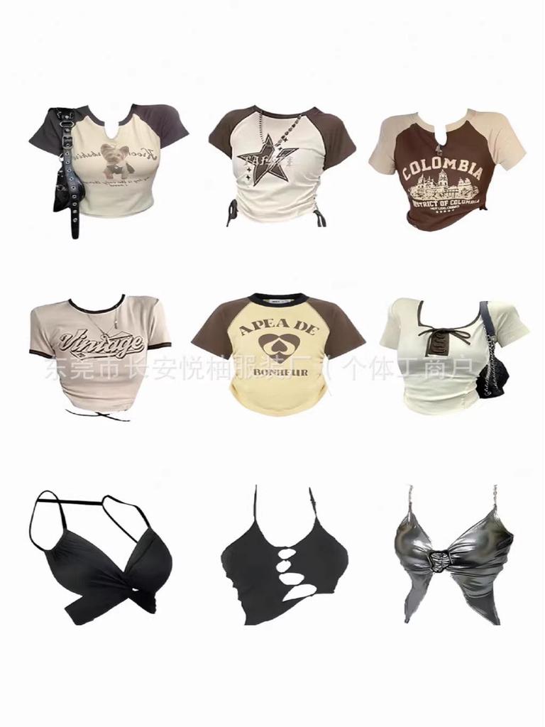 Wangdin's Women's Stylish Slimming Short-Sleeve Top – Trendy Summer Design