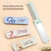 Lovely Animals Cartoon Comb Simple Hairdressing Plastic Portable Comb With Mirror Foldable 2 In 1 Pocket Hair Brush Students