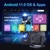 4K Native 1080P Android 11 Projector 390ANSI HY320 Dual Wifi6 BT5.0 Cinema Outdoor Portable Projetor Upgrated