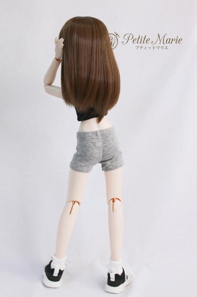 [Petite Marie] 13 MDD Compatible 1-Minute Length Leggings, Light Gray, Spats, Fitness Pants, Leggings, Daily Pants, Casual Pants, 40cm Doll, BJD,