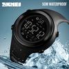 SKMEI Bluetooth Smart Watch Men Pedometer Stopwatch Waterproof Mens Sports Watches LED Digital Watch