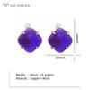 Mode Temperament Elegante Quadratische Stud Ohrringe Für Frauen Mädchen Hochzeit Schmuck Eardrop