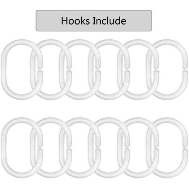 MERCHR Christmas Snowman Shower Curtain, Winter Snow Trees Rustic Farmhouse Bathroom Curtains, Durable Waterproof Fabric Bathtub Sets Home Decor 71 x