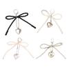 Pendant Keychain Bowknot Shape Wallet Car Backpack Keyring Decoration Decorative Chain Rearview Mirror Accessory