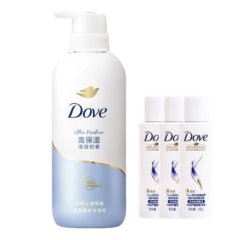 

Dove Sweet Milk Scent Moisturizing Body Wash & Essence Set