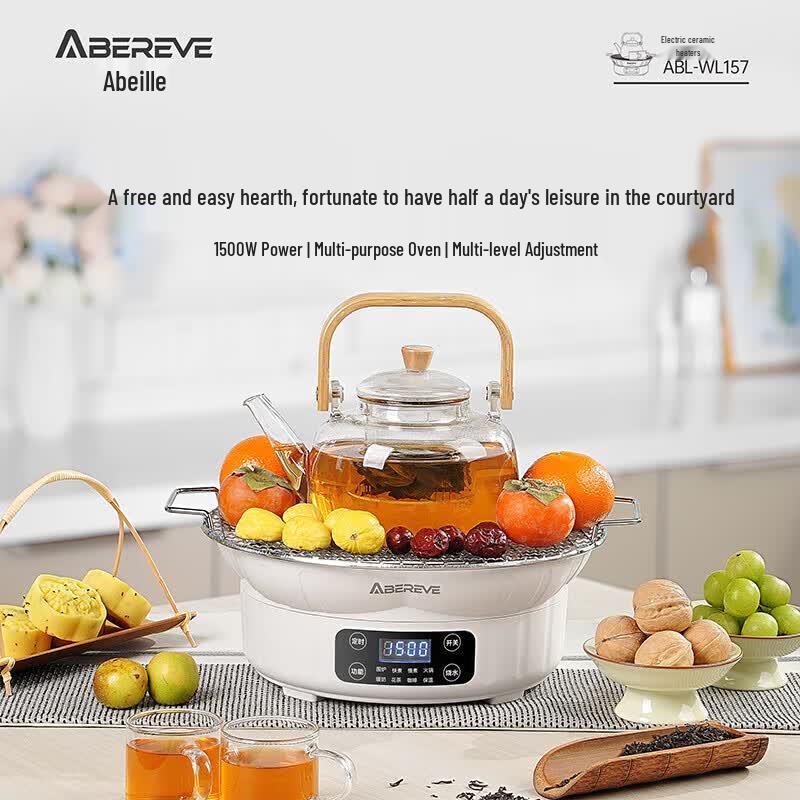 Электрическая керамическая плитка для чая Abereve ABL-WL157, штекер CN (адаптер в комплекте)
