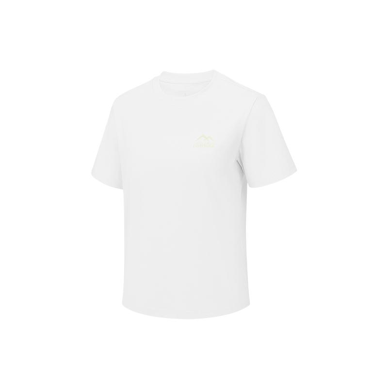 Skechers Round Neck Short Sleeve Solid T-Shirt Women tops P226W188-0019 S