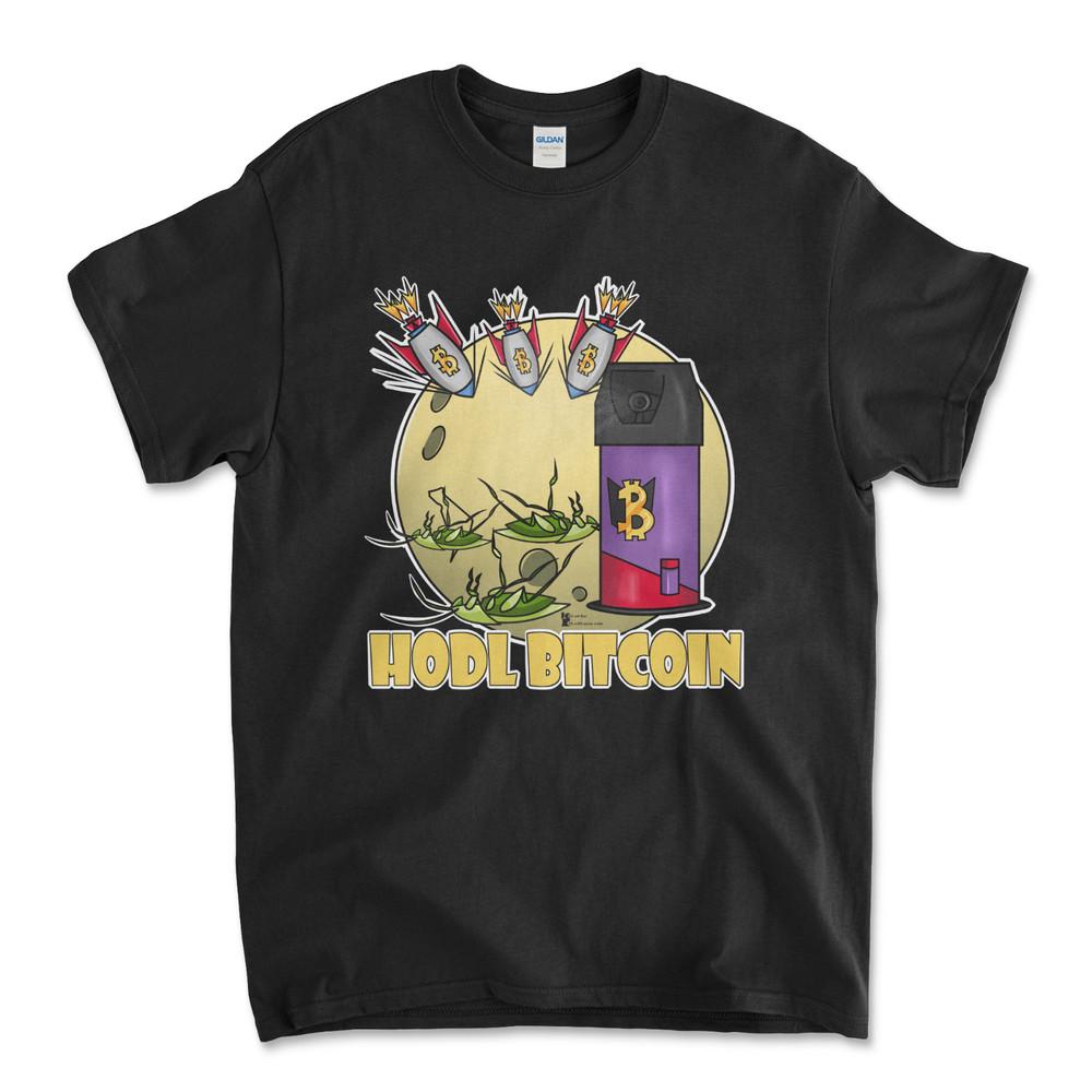 

Bitcoin BTC Crypto Cryptocurrency Altcoin HODL Black T-Shirt UPC105 Unisex T-Shirt L