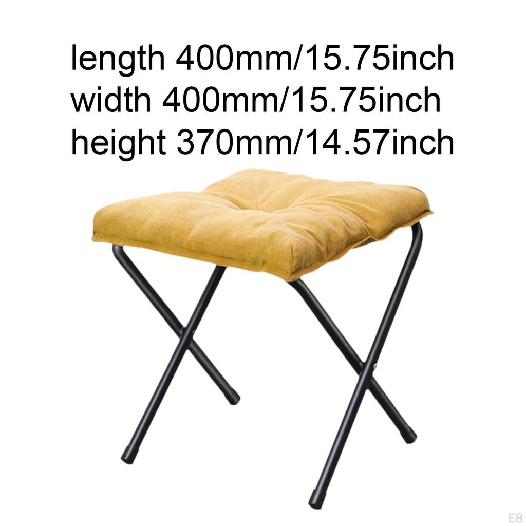 Fußhocker Campingstuhl Mehrzweckgeschenke Verschleißfest Weich Tragbar Angelsitz für Draußen