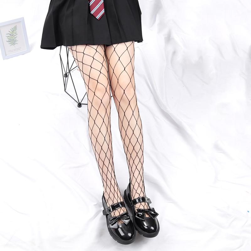 

Женские черные длинные сексуальные ажурные боди JK чулки колготки с высокой талией чулки колготки трусики Лолита ажурное нижнее белье