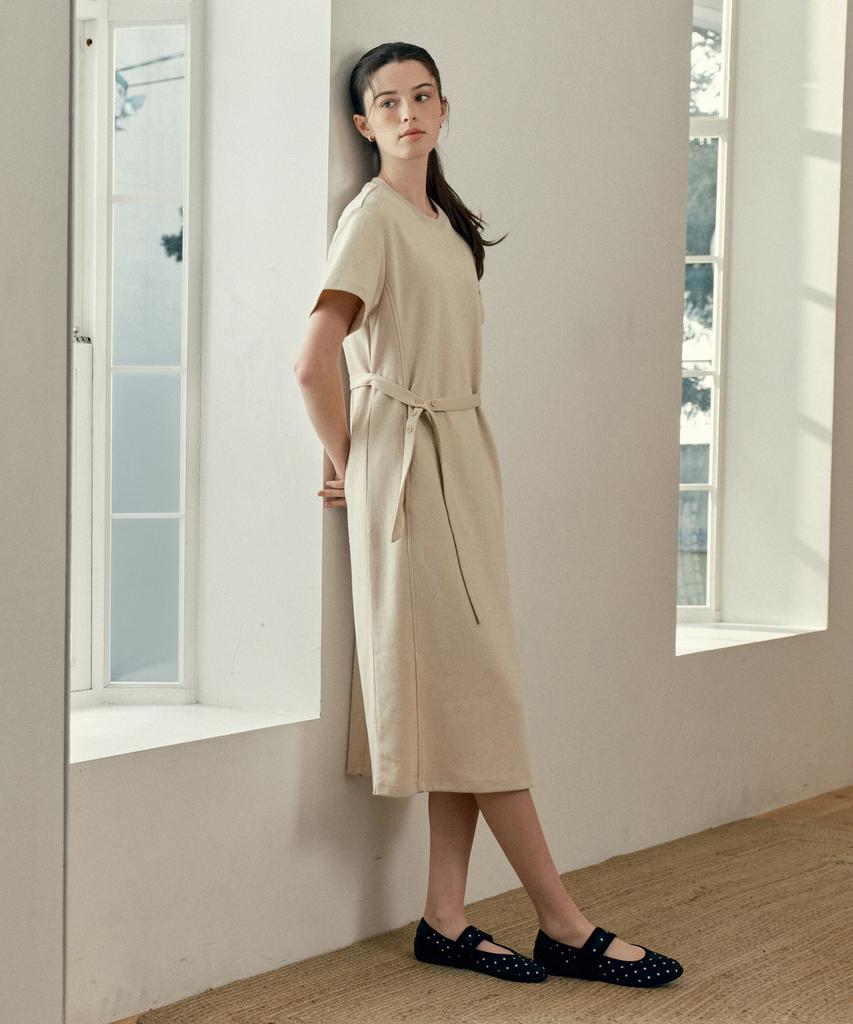 Jucy Judy Belted Jersey Dress J1Op321A
