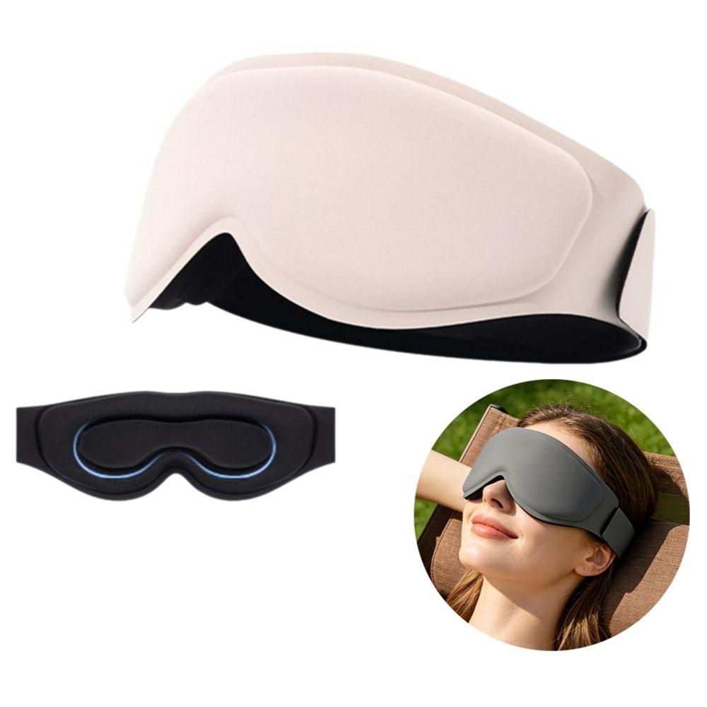 Light-blocking Weighted Eye Mask Full-coverage Blindfold Eyeshade Soft 3D Sleep Eye Cover Men
