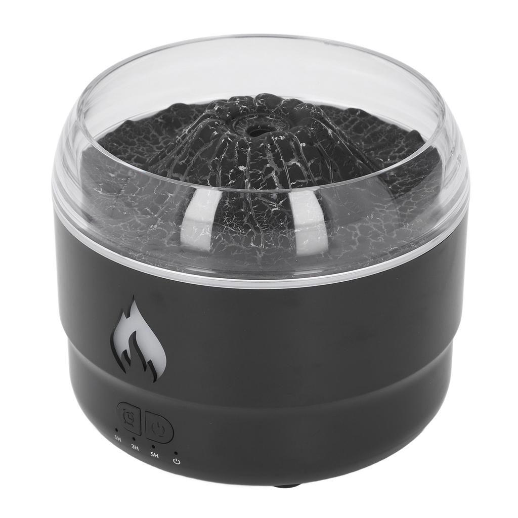 Diffusore di Oli Essenziali a Fiamma 280ml Umidificatore Luce LED a 7 Colori Diffusore Silenzioso per Aromaterapia per Casa Camera da Letto Ufficio