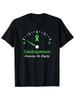 Running On EmptyFGas Ribbon Designwith Green Speedometer Graphic for Gastroparesis Sufferer100cotton Unisexs Tshirt