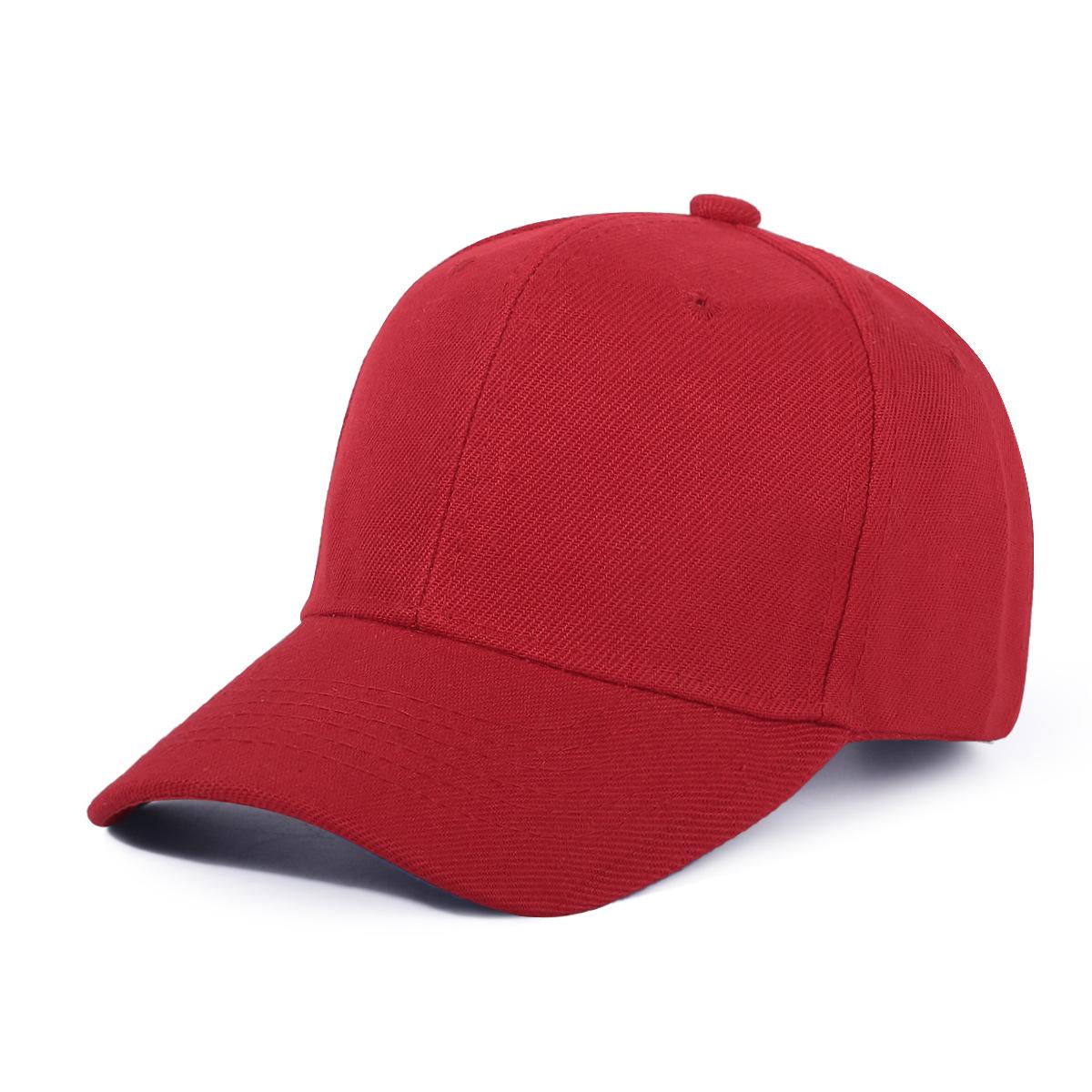 

Kids Snap Back Baseball Cap Single Color Spring Summer Hip Hop Boy Hats Sun Caps Customizable Fit Breathable Outside Travel Kids H Practical Use Adjustable красный