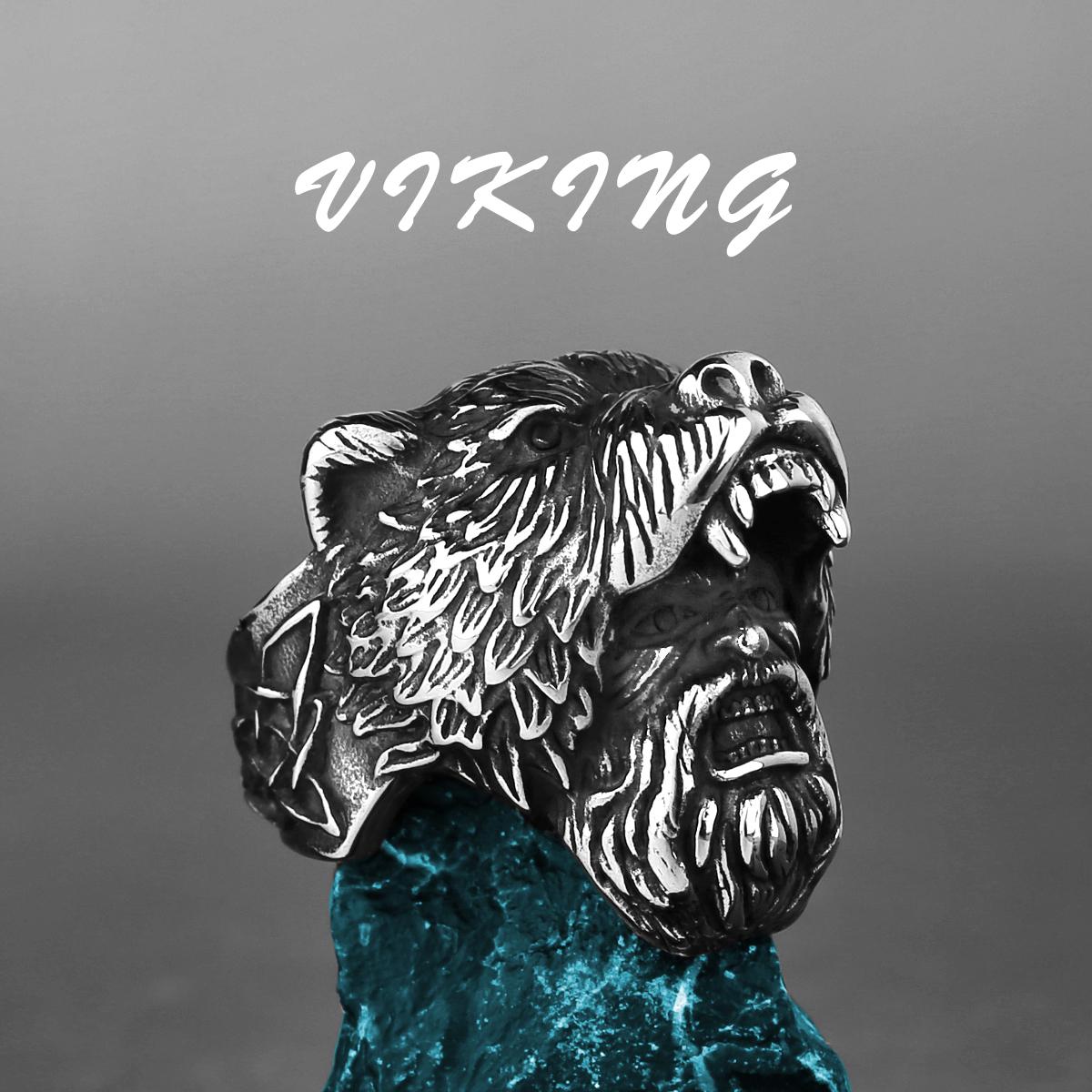 

Каблучка з нержавіючої сталі скандинавських вікінгів Якір Компас Дерево життя Вікінг Руна Вовк Ювелірна фабрика для чоловіків і жінок 13