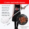 Extra Long Wooden Handle Stainless Steel Mesh Skimmer