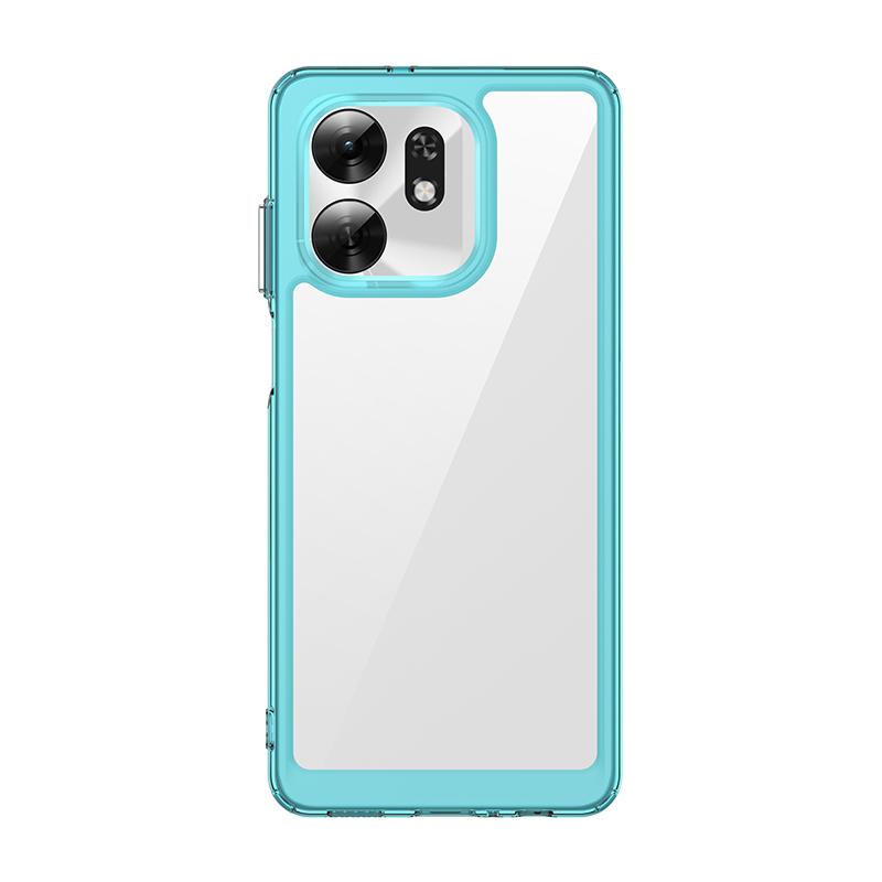 Transparent Hard PC Phone Case For Honor 500 Smart Candy Color Frame TPU Silicone Shockproof Cover Bumper For Honor 500 Smart