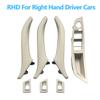 LHD RHD Driver Side Armrest Passenger Door Leather Pull Handle Set for BMW 5 Series F10 520 523 525 528 530