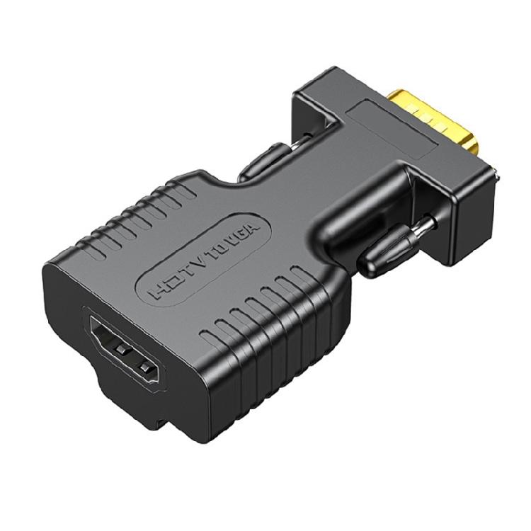 1080P HDMIcompatible Female to Male VGA Converters Video Output for PC Laptop TV Monitors Projectors Low Power Consumption