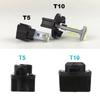 10pcs Lamp Holder T5/T10 LED Twist Lock Socket 12V Car Dashboard Instrument Panel Cluster Bulb Base Universal Lamp Base