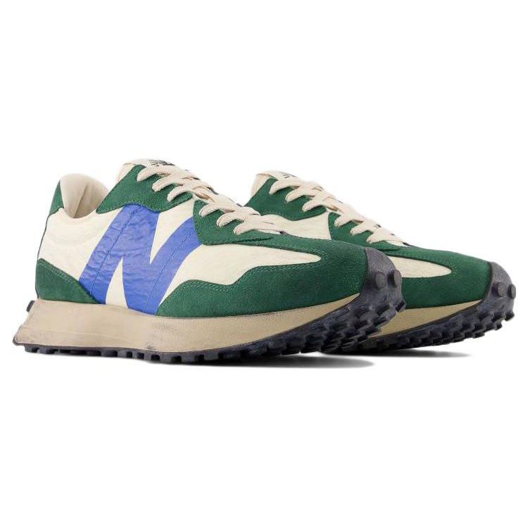 New Balance 327 Vintage Worn Pack - Forest Green Serene Blue Unisex Sneakers Multi-Color MS327VB