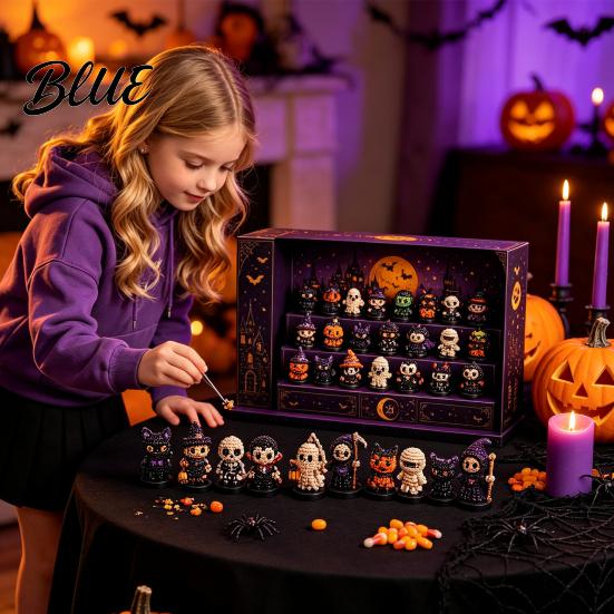 Halloween Adventskalender Faux Perlenmalerei DIY-Kit Kalender