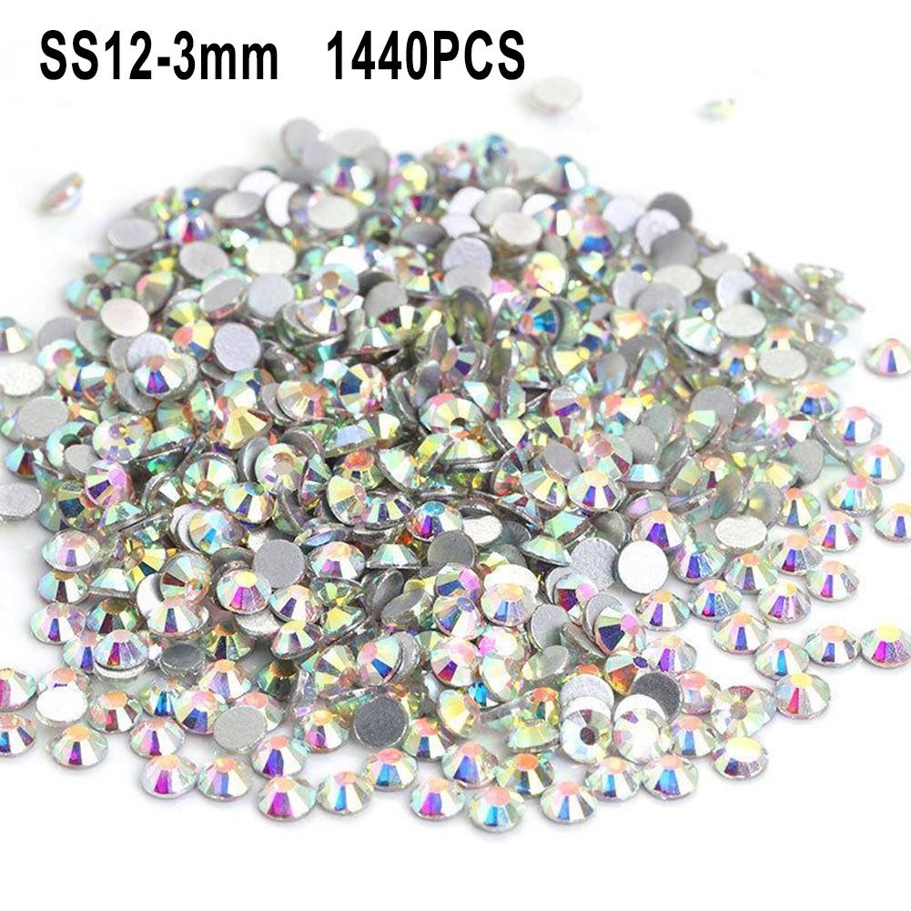 

Стразы Камни и Кристаллы Стразы Белые 1440 шт SS12-3mm1440PCS