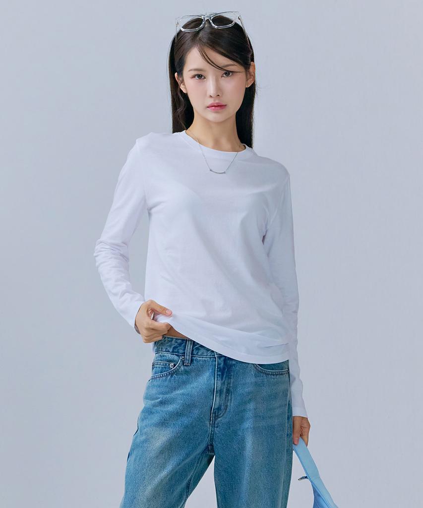 CHASECULT Unisex Basic Daily Long Sleeve T-Shirt-Cezu5101B01