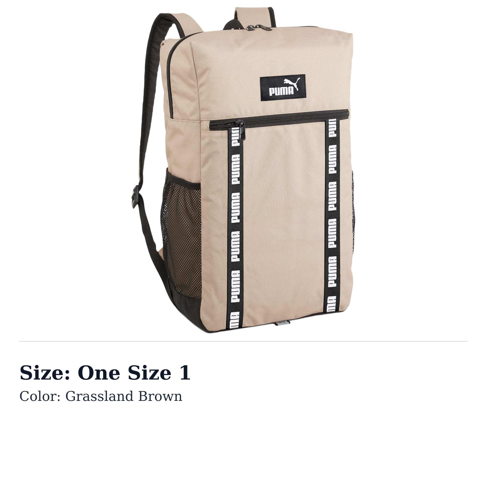 PUMA Polyester Backpack Regular Unisex 090340-02 One Size 1