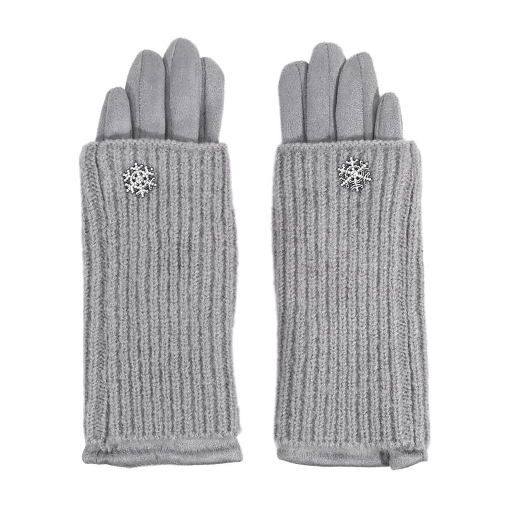 3 Ways To Wear Removable Knitted Gloves Women Winter Keep Warm Touch Screen Fashion Elegant Soft Thickened Prevent Cold Gloves