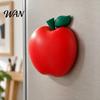 Stocking Stuffers for Kids 3D Printed Christmas Apple Ornament, Realistic Red Figurine, Fruit Magnets Multi-Purpose Keychain Fridge Magnet Desk Decor,