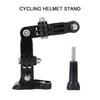 Waterproof Helmet Bracket Front Side Helmet Accessories with Buckle Mount Curved Rubber Arm Base Support 4K Action Camera Part