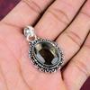 Smoky Topaz Pendant, 925 Solid Sterling Silver Gemstone Jewelry, Handmade Pendant, For Thanksgiving