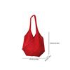 Fabric Hollow Out Large Capacity Shoulder Bags Contrast Color Women's Bags Commuting Versatile Crossbody Bags