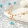 Starfish Necklace Pearl Seashell Conch Multi Charm Gold Necklaces for Women Fashion Jewelry Beach Summer Accessories Choker Gift