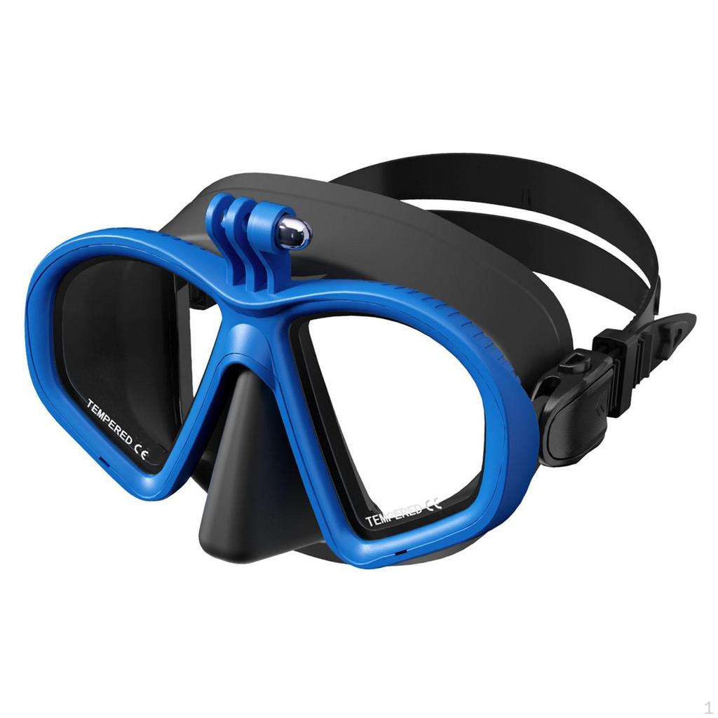 Adjustable Snorkel Gear with Diving Glasses for Aquatic Sports