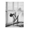Modern Ballet Dancer Girl Pose Wall Art Canvas Nordic Posters And Prints Black White Painting Picture For Living Room Home Decor No Frame