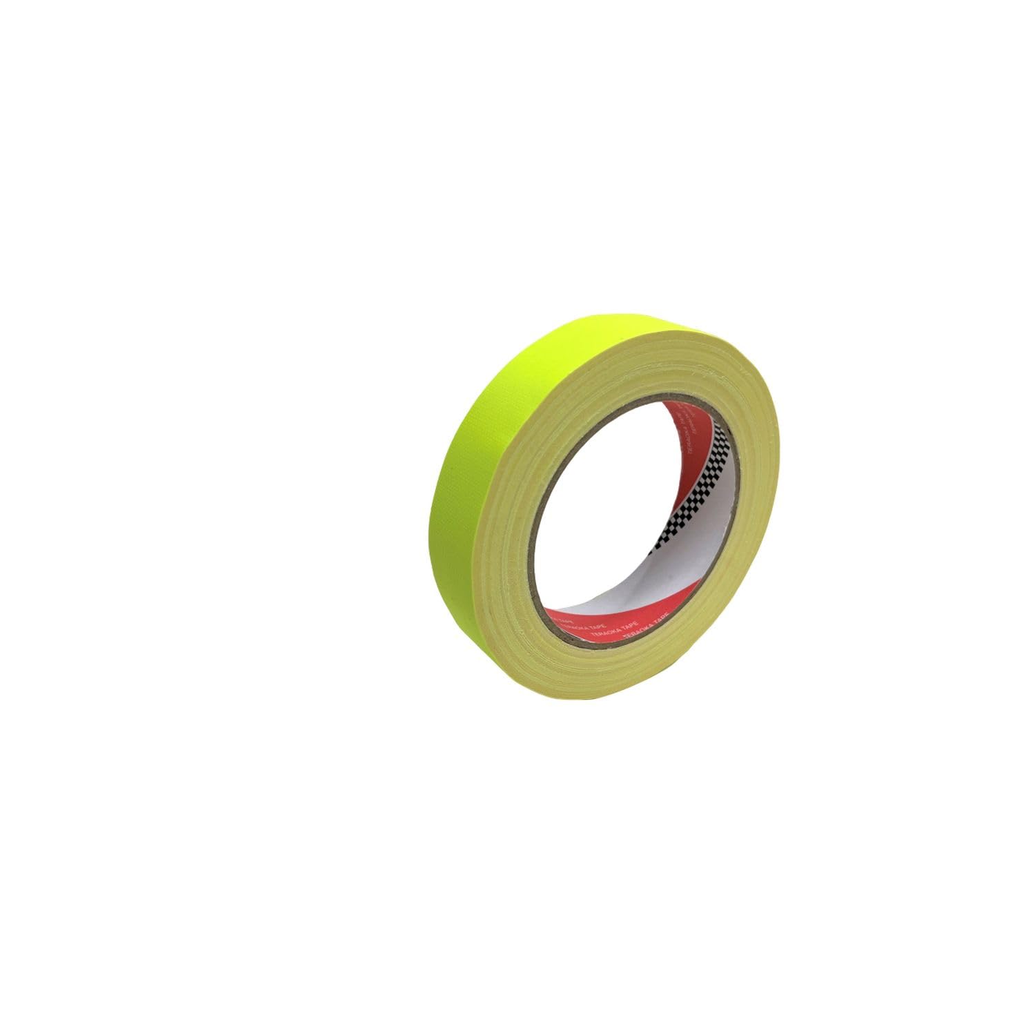 of Teraoka Seisakusho Gaffer Tape 145G Yellow 12mm x for Event Sports and Construction Easy to tear by [Box 24] No. 18.28M Stages, Theaters, Venues, жёлтый