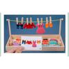 Wooden Kids Clothes Drying Dress-Up Puzzle Jigsaw Montessori Games Toys Thinking Games Educational Matching Sorting Toys Gifts