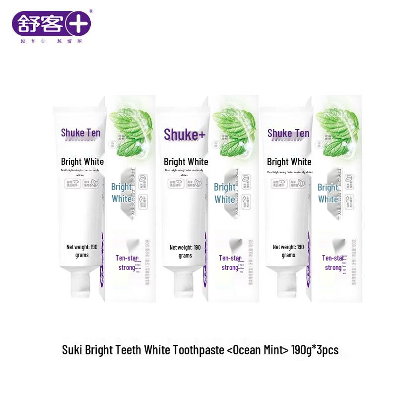 Shuke Bright White Toothpaste Family Pack
