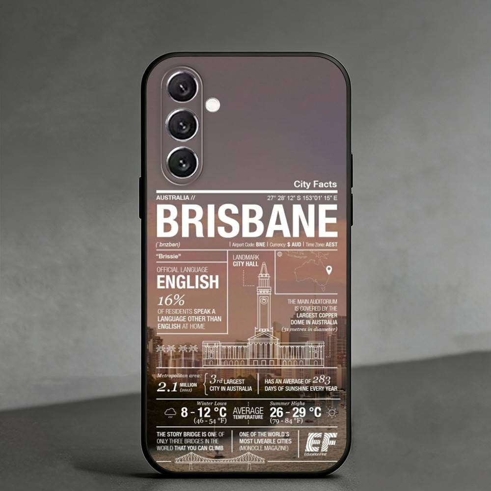 

S-Scenic spot coordinates Phone Case For Samsung Galaxy A91,80,73,72 ,71,53,52,32 ,31,22,21s,20,Soft Black Case Samsung a52