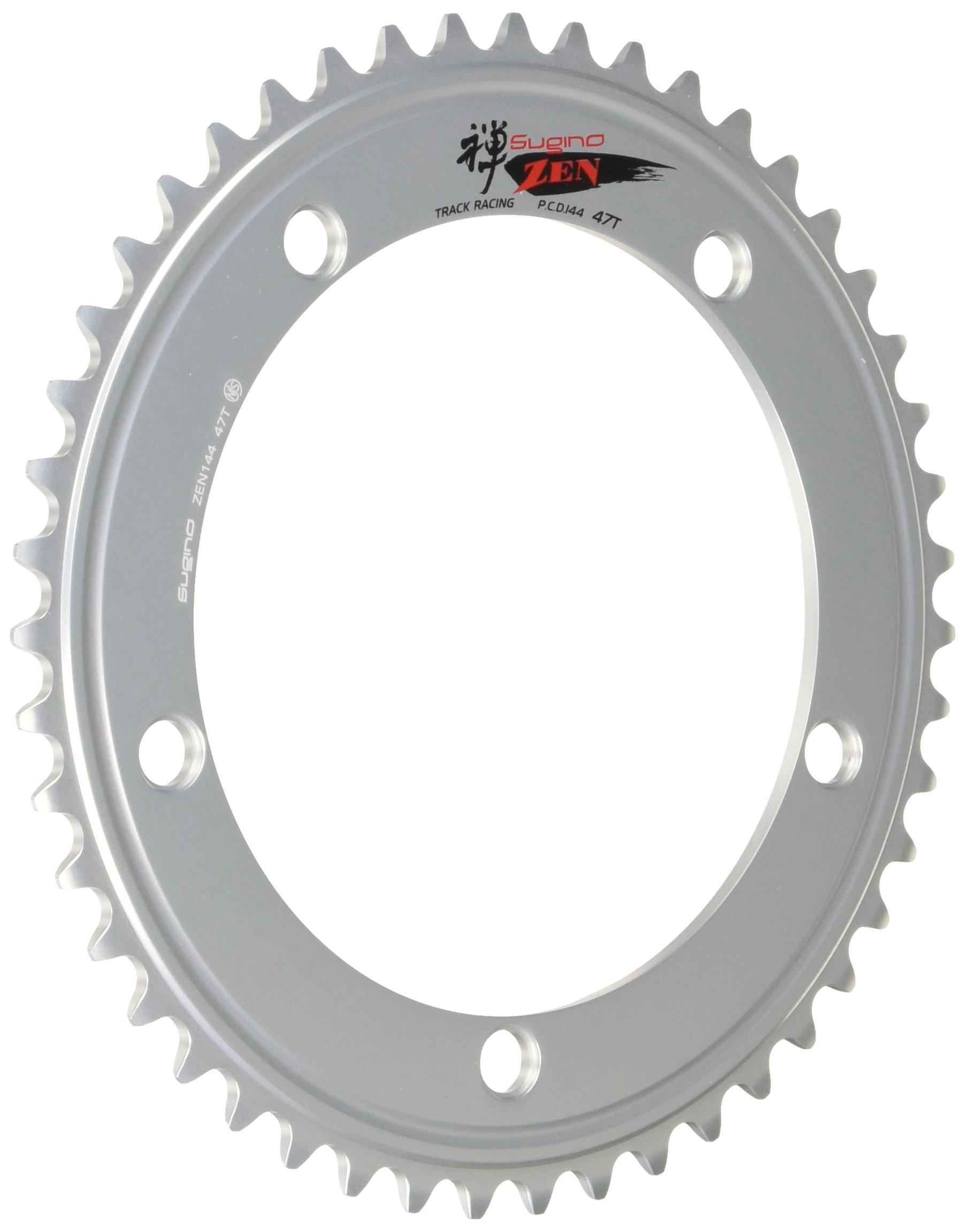 

SUGINO Chain Ring ZEN 47T Silver 144(NJS) W/HEADER серебряный