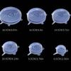 6pcs Silicone Stretch Lids, Food Bowl Covers, Reusable Food Saving Covers, Stretchable Multifunctional Fruit And Vegetable Fresh-Keeping Cover