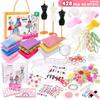 DIY Sewing Set for Creative Girls Ages 6-12: Design and Make Children's Clothing