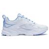 New LiNing Anti Slip Wear Resistant Low Top Running Shoes Women's White Blue ARXT010-3