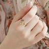 Glossy Water Droplet Adjustable Wrap Ring