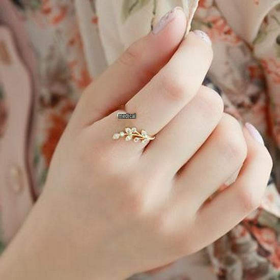 Glossy Water Droplet Adjustable Wrap Ring