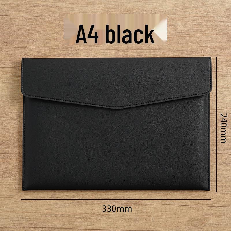 A4 Leather Document Holder with Customizable Logo
